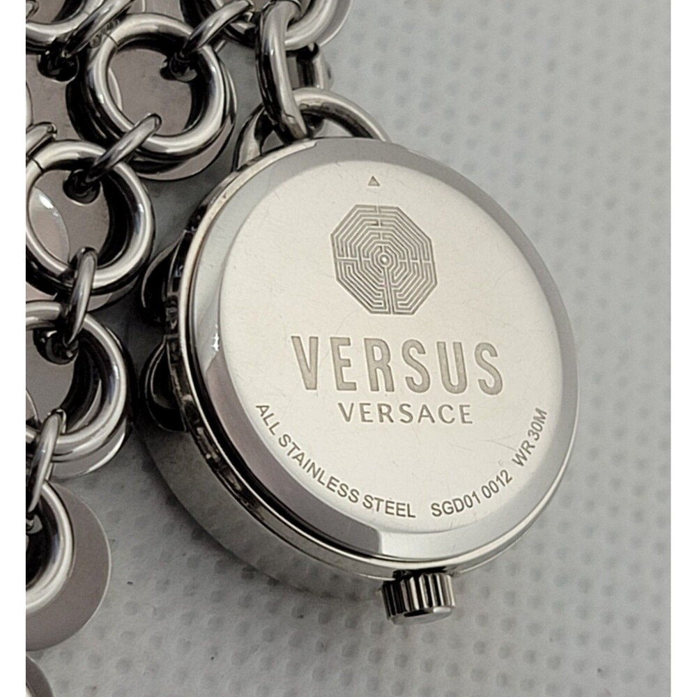 Womens Versus by Versace Stylish Trendy Fashion Silver Tone Bracelet Watch 01 - Picture 9 of 9